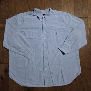 Polo Ralph Lauren Shirt Men 3XB Big 3XL Big Oxford Button Flesh Pony Classic Fit